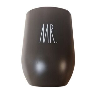 Rae Dunn MR. Stemless Wine Tumbler with Lid